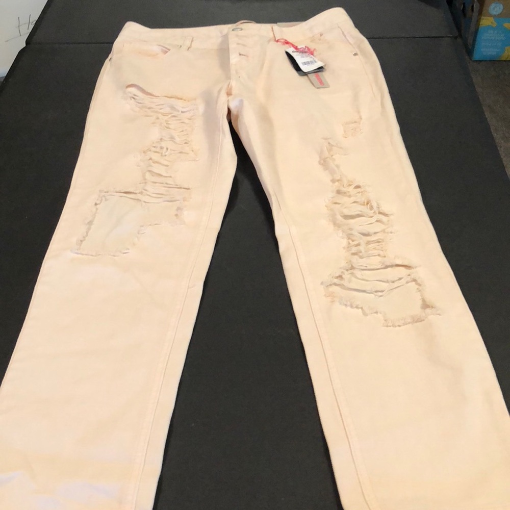 Pink jeans